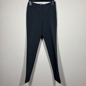 Domenico Vacca Womens 2 Slim Fit Pants Florentino Gray High Waist Side Zip